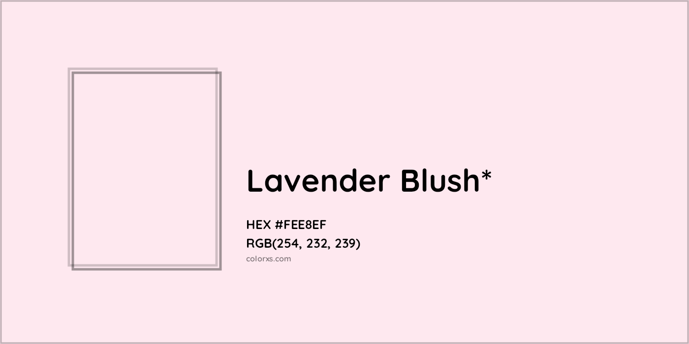 HEX #FEE8EF Color Name, Color Code, Palettes, Similar Paints, Images