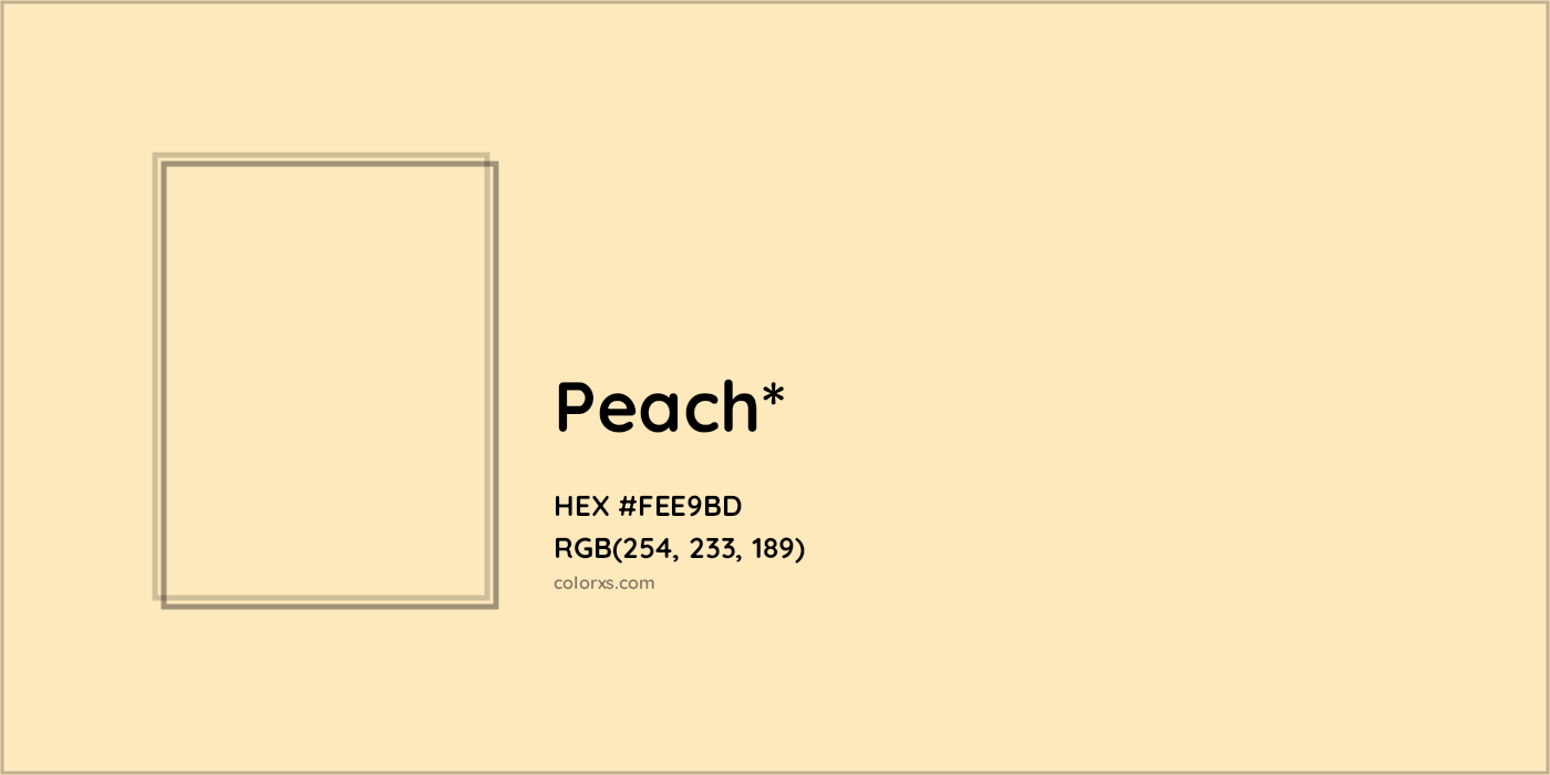 HEX #FEE9BD Color Name, Color Code, Palettes, Similar Paints, Images