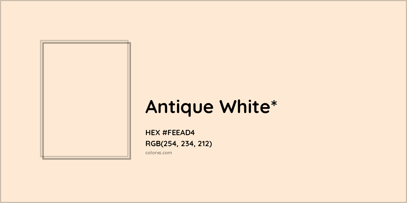 HEX #FEEAD4 Color Name, Color Code, Palettes, Similar Paints, Images