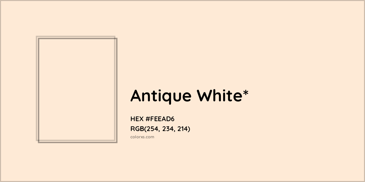 HEX #FEEAD6 Color Name, Color Code, Palettes, Similar Paints, Images