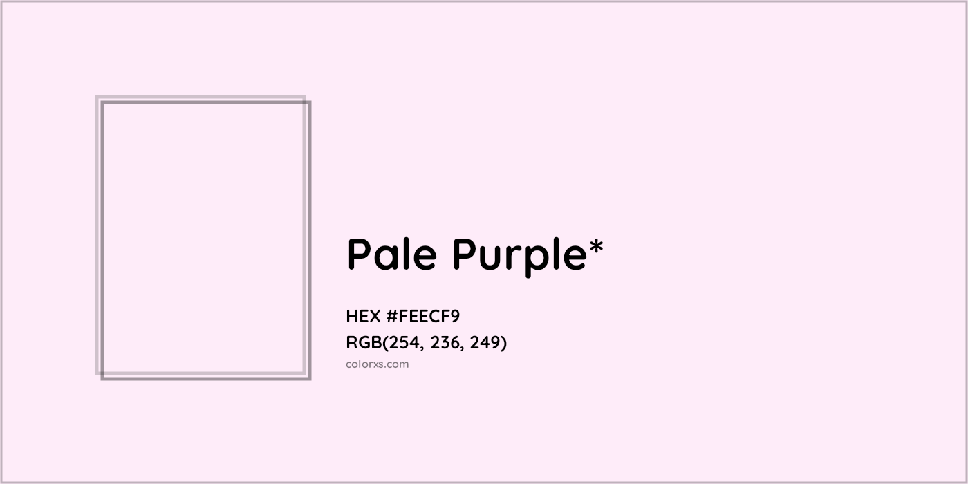 HEX #FEECF9 Color Name, Color Code, Palettes, Similar Paints, Images