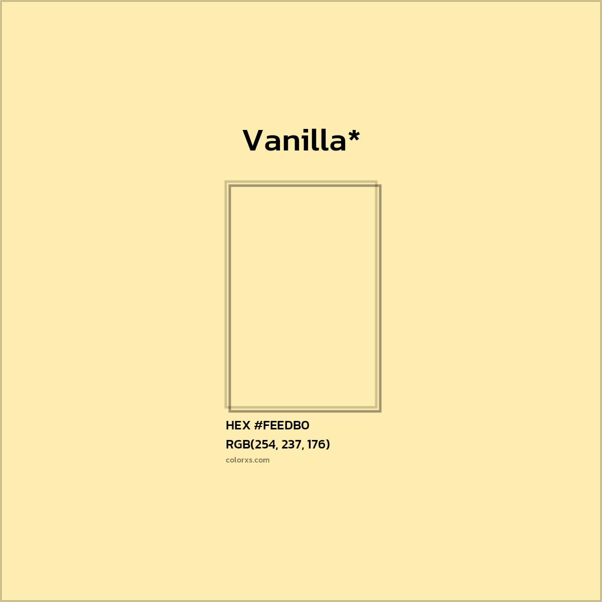 HEX #FEEDB0 Color Name, Color Code, Palettes, Similar Paints, Images