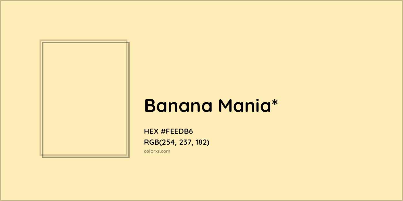 HEX #FEEDB6 Color Name, Color Code, Palettes, Similar Paints, Images