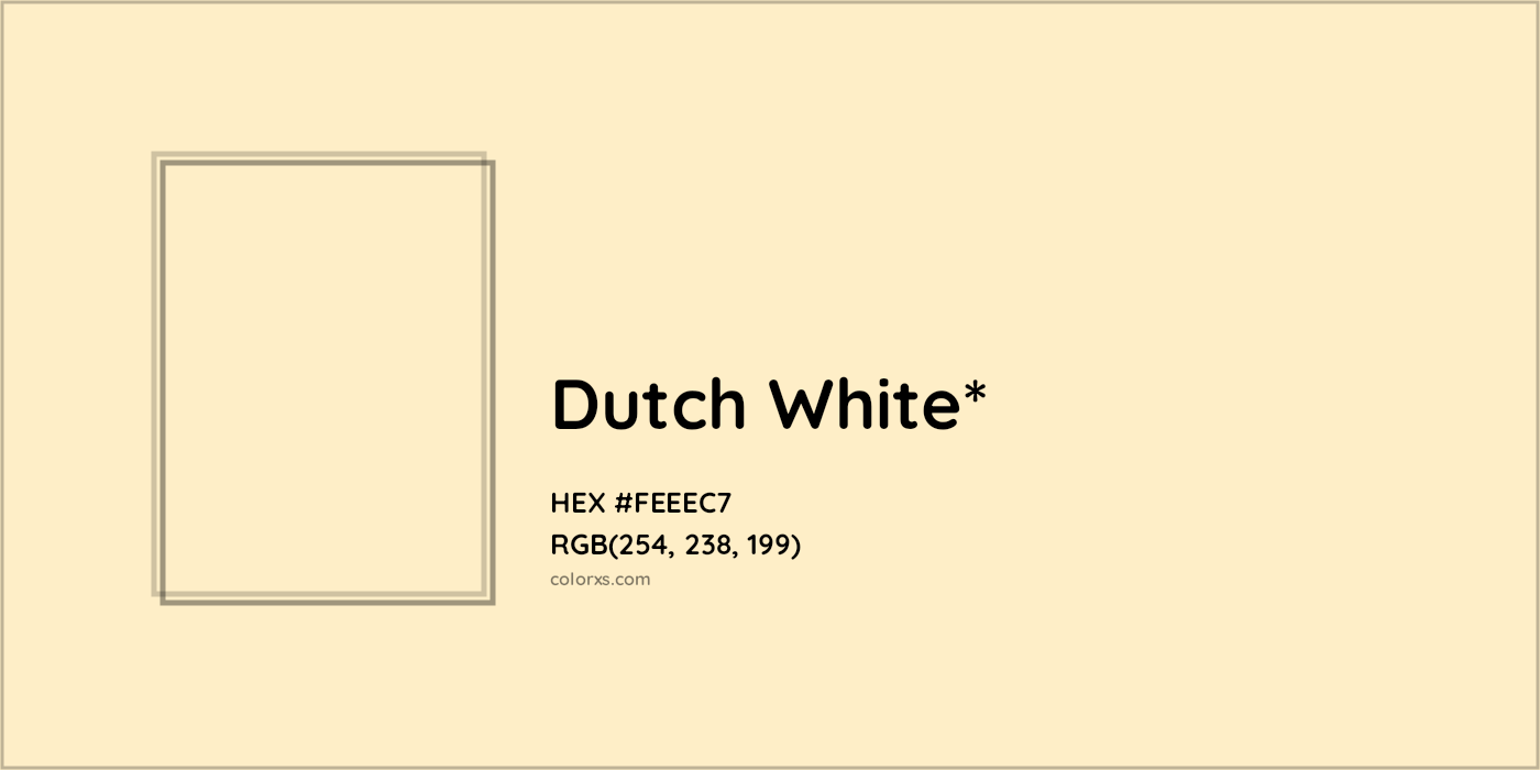 HEX #FEEEC7 Color Name, Color Code, Palettes, Similar Paints, Images