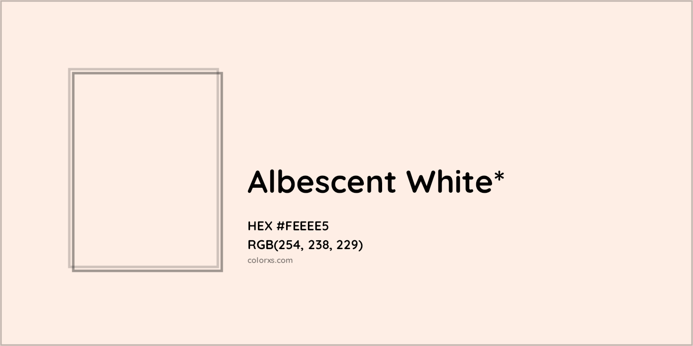 HEX #FEEEE5 Color Name, Color Code, Palettes, Similar Paints, Images