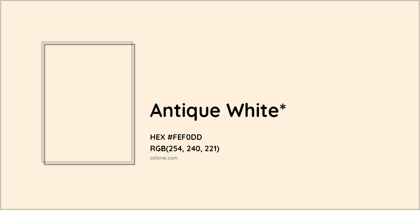 HEX #FEF0DD Color Name, Color Code, Palettes, Similar Paints, Images