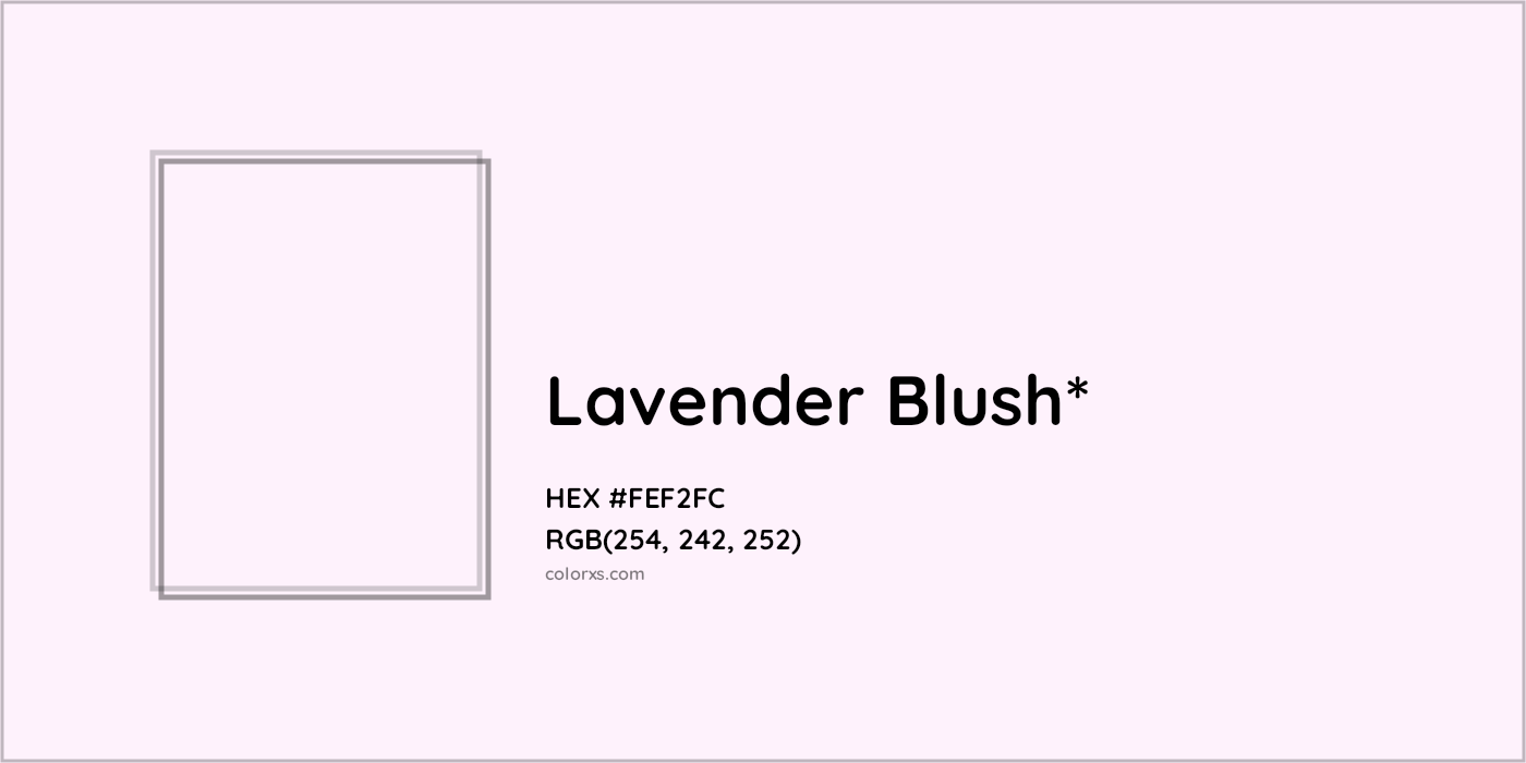 HEX #FEF2FC Color Name, Color Code, Palettes, Similar Paints, Images