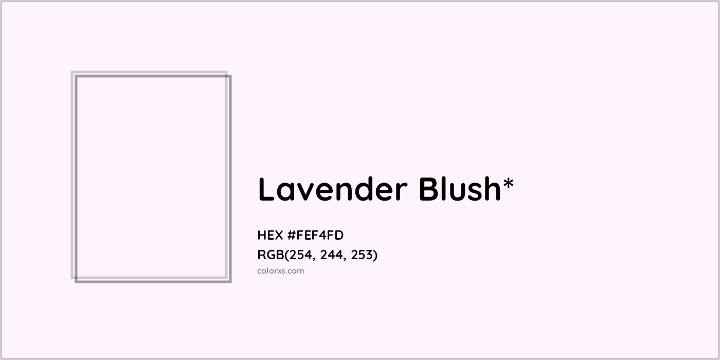 HEX #FEF4FD Color Name, Color Code, Palettes, Similar Paints, Images