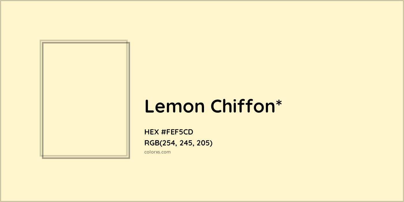 HEX #FEF5CD Color Name, Color Code, Palettes, Similar Paints, Images