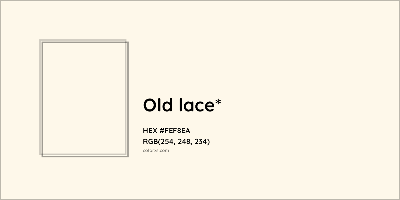 HEX #FEF8EA Color Name, Color Code, Palettes, Similar Paints, Images