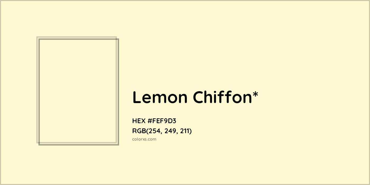 HEX #FEF9D3 Color Name, Color Code, Palettes, Similar Paints, Images