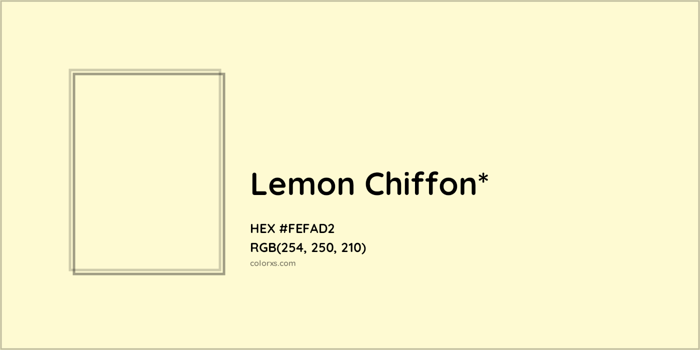 HEX #FEFAD2 Color Name, Color Code, Palettes, Similar Paints, Images