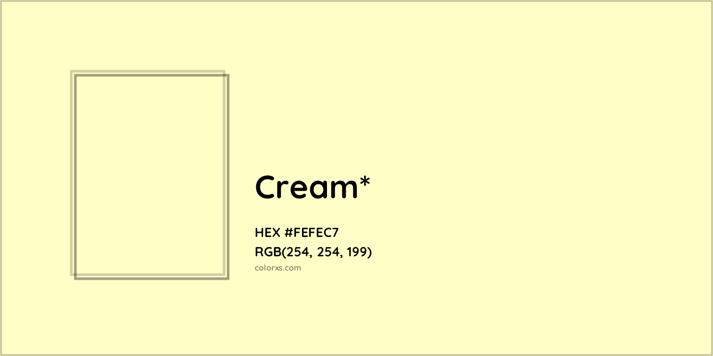 HEX #FEFEC7 Color Name, Color Code, Palettes, Similar Paints, Images