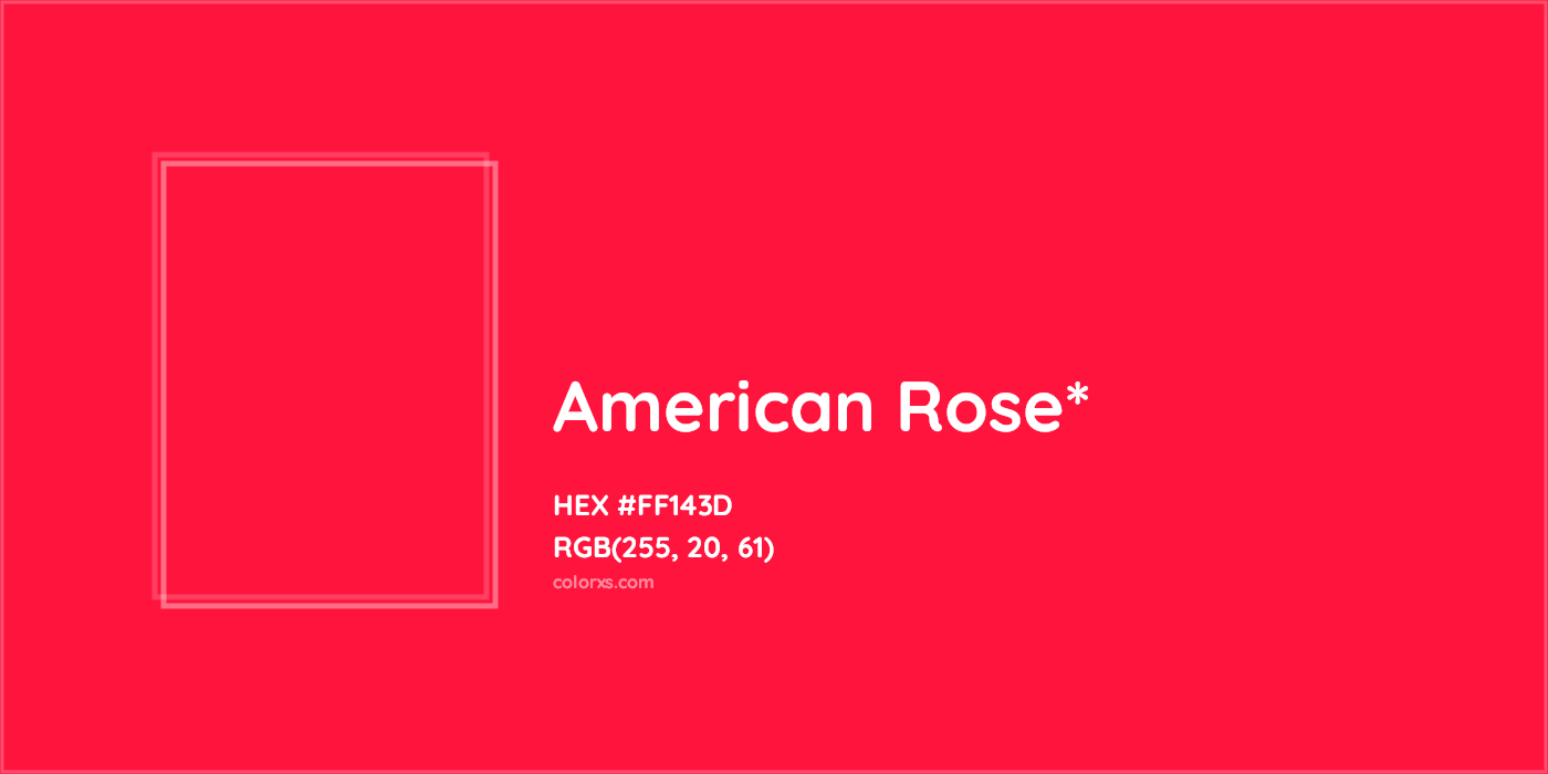 HEX #FF143D Color Name, Color Code, Palettes, Similar Paints, Images