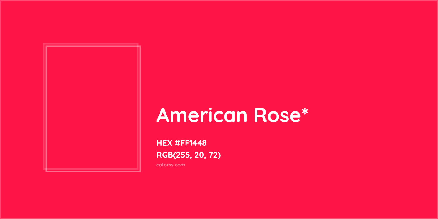 HEX #FF1448 Color Name, Color Code, Palettes, Similar Paints, Images