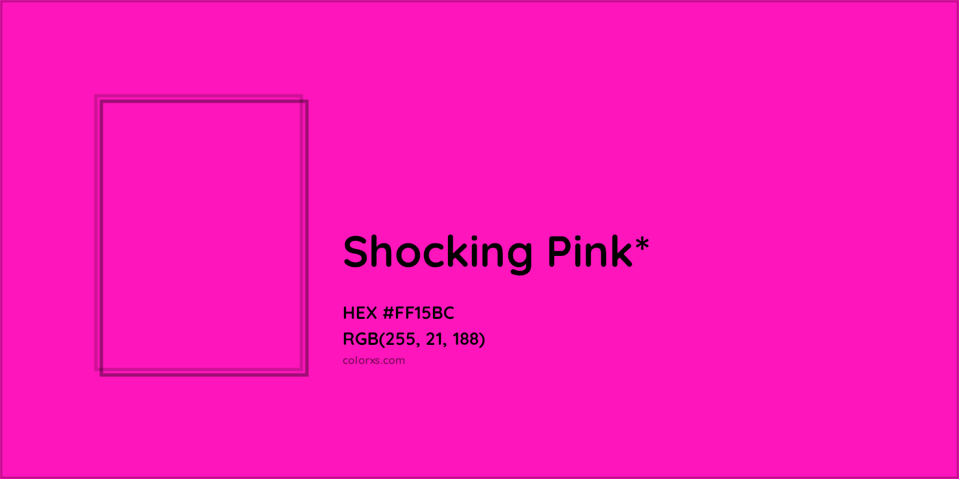 HEX #FF15BC Color Name, Color Code, Palettes, Similar Paints, Images