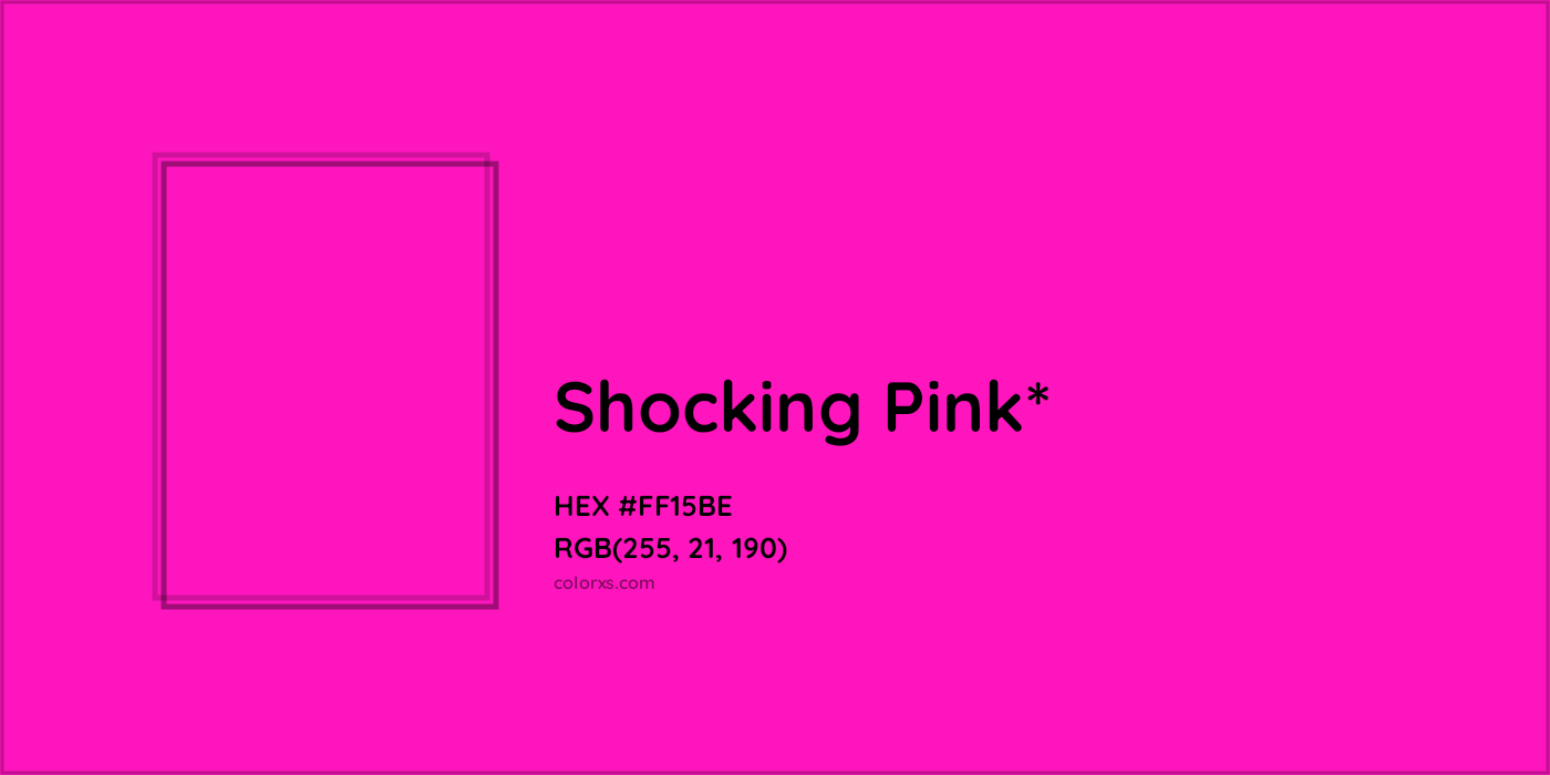 HEX #FF15BE Color Name, Color Code, Palettes, Similar Paints, Images