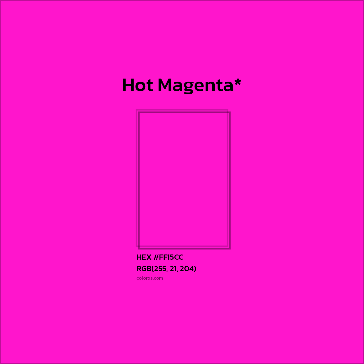 HEX #FF15CC Color Name, Color Code, Palettes, Similar Paints, Images