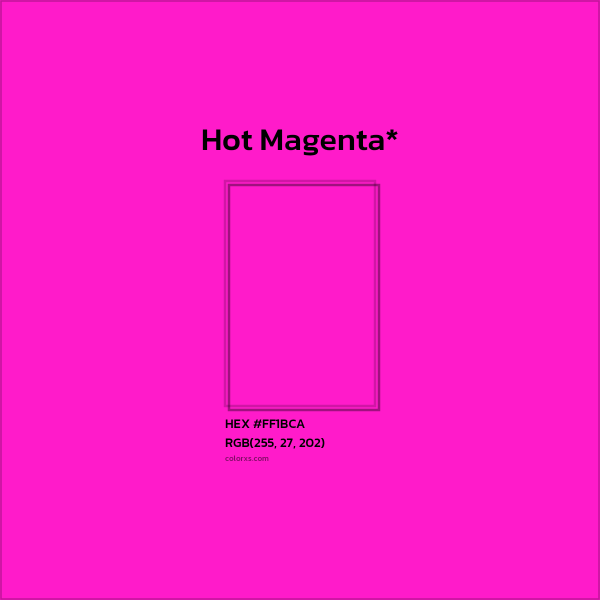 HEX #FF1BCA Color Name, Color Code, Palettes, Similar Paints, Images