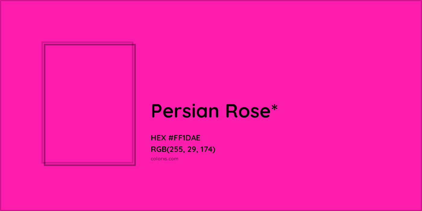 HEX #FF1DAE Color Name, Color Code, Palettes, Similar Paints, Images