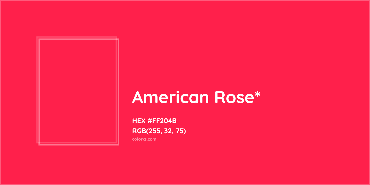 HEX #FF204B Color Name, Color Code, Palettes, Similar Paints, Images