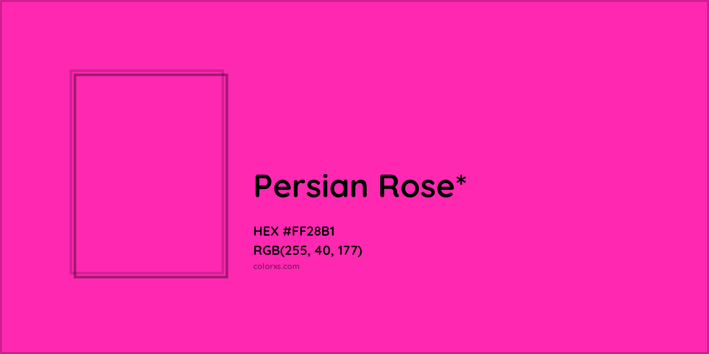 HEX #FF28B1 Color Name, Color Code, Palettes, Similar Paints, Images
