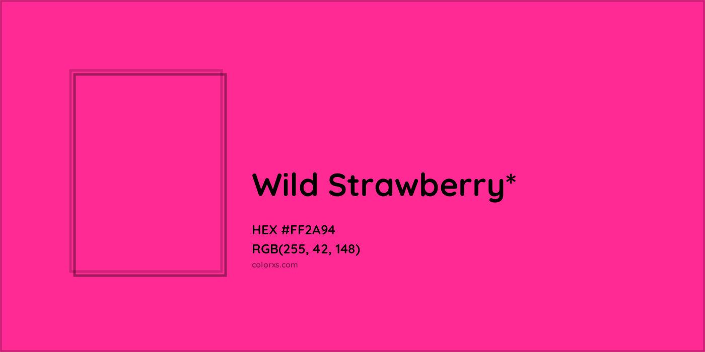 HEX #FF2A94 Color Name, Color Code, Palettes, Similar Paints, Images