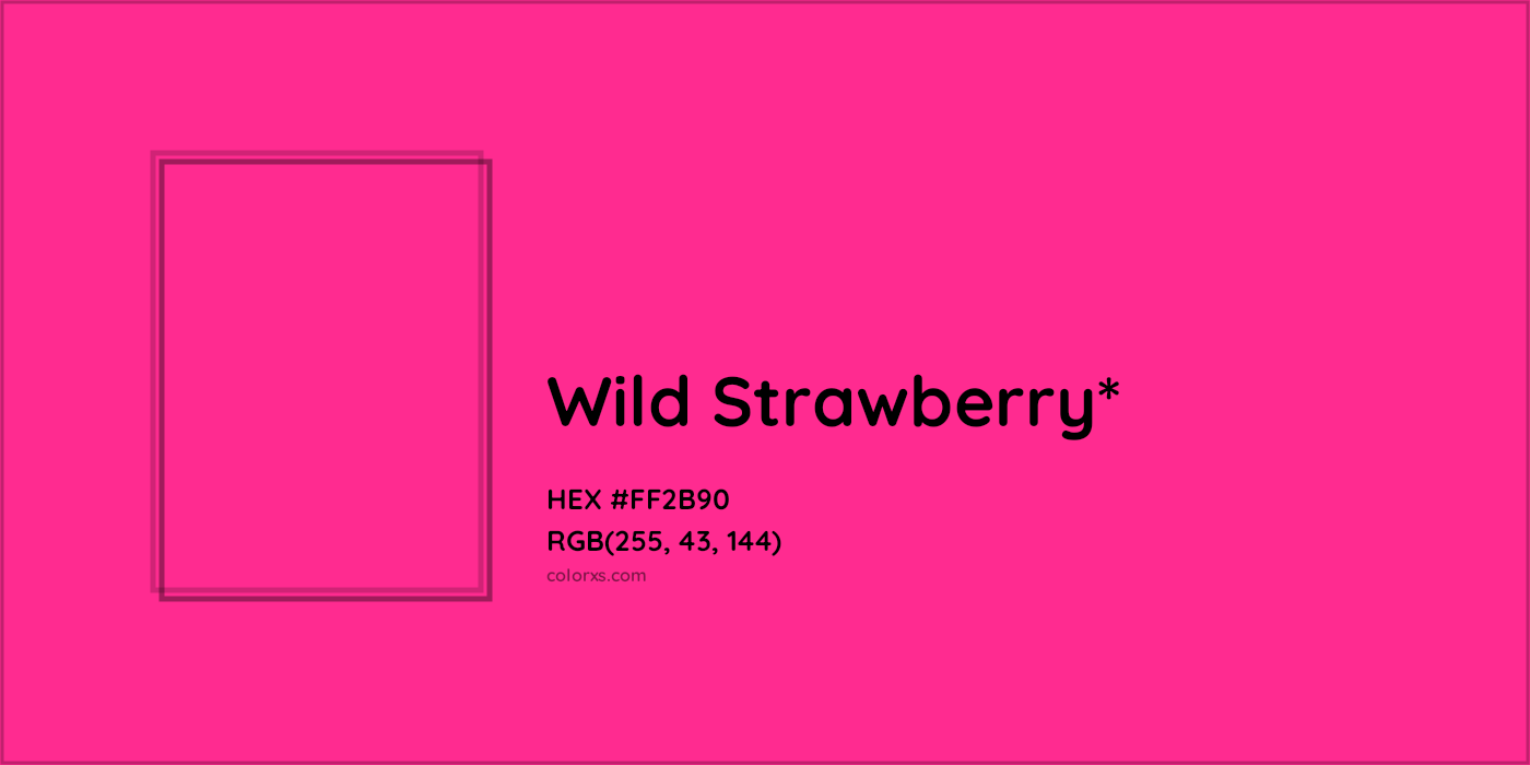 HEX #FF2B90 Color Name, Color Code, Palettes, Similar Paints, Images