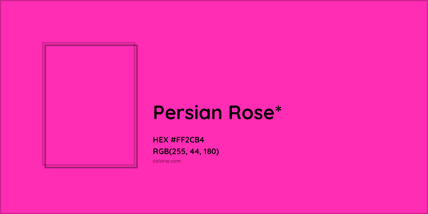 HEX #FF2CB4 Color Name, Color Code, Palettes, Similar Paints, Images