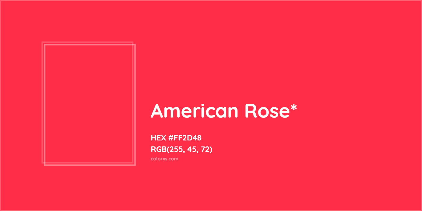 HEX #FF2D48 Color Name, Color Code, Palettes, Similar Paints, Images