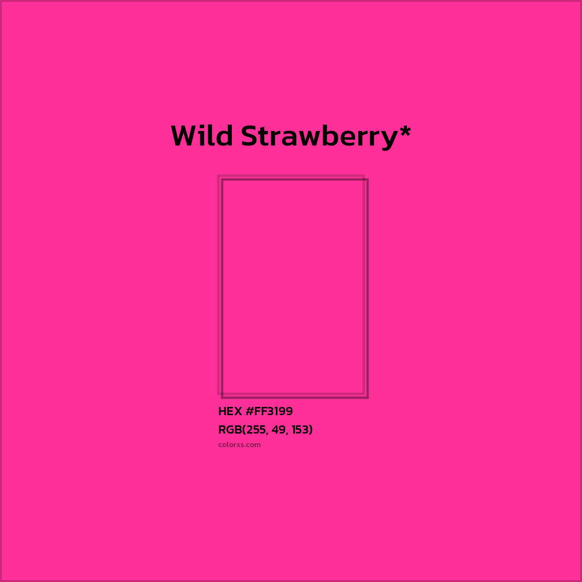 HEX #FF3199 Color Name, Color Code, Palettes, Similar Paints, Images