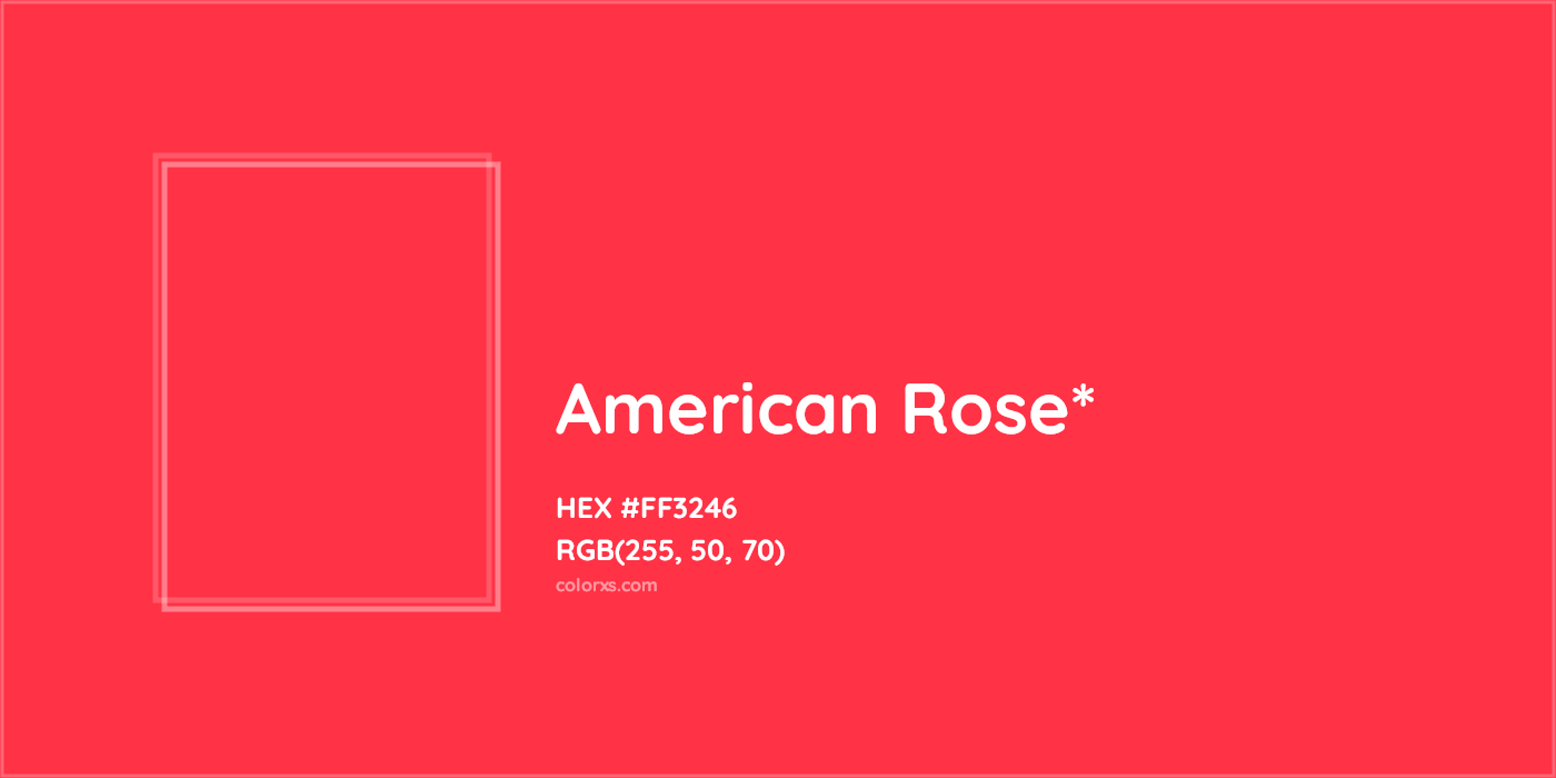 HEX #FF3246 Color Name, Color Code, Palettes, Similar Paints, Images