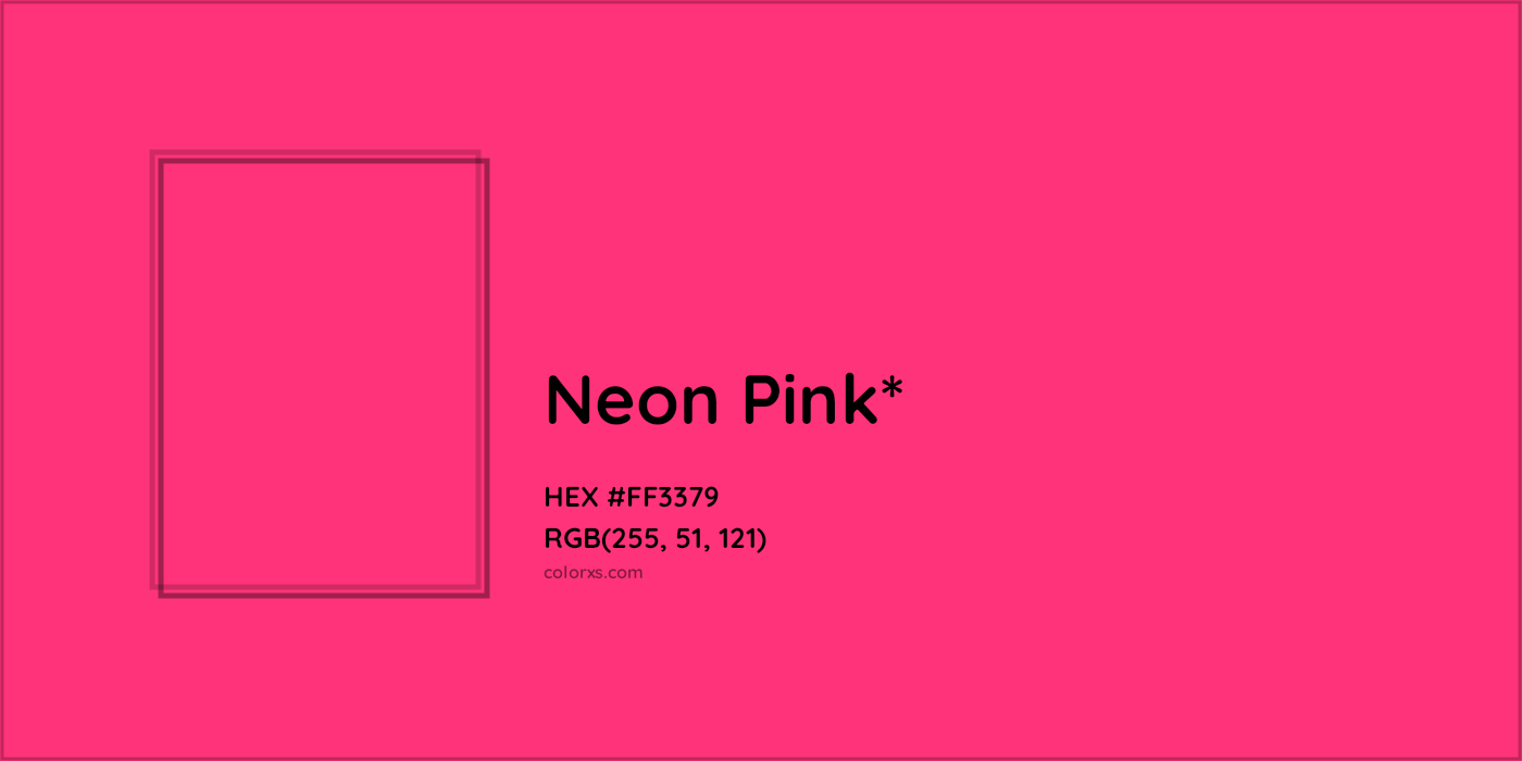 HEX #FF3379 Color Name, Color Code, Palettes, Similar Paints, Images