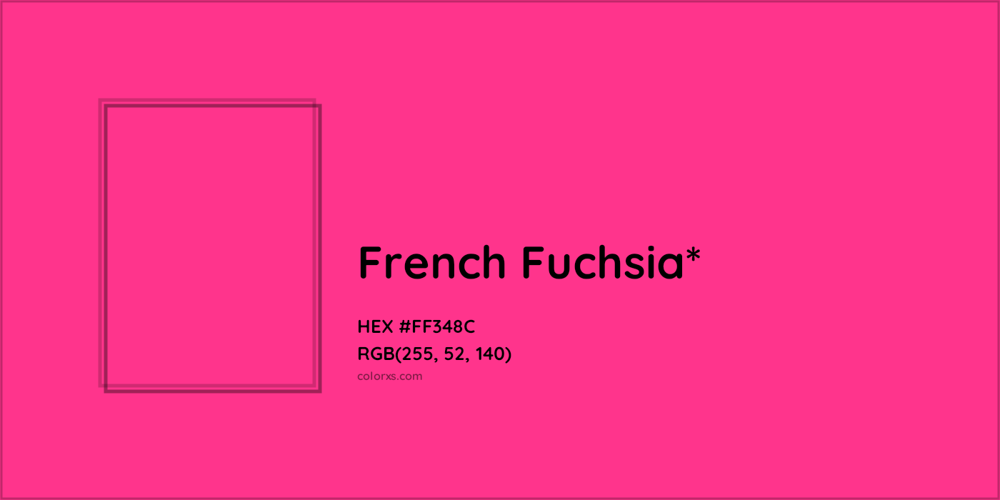 HEX #FF348C Color Name, Color Code, Palettes, Similar Paints, Images