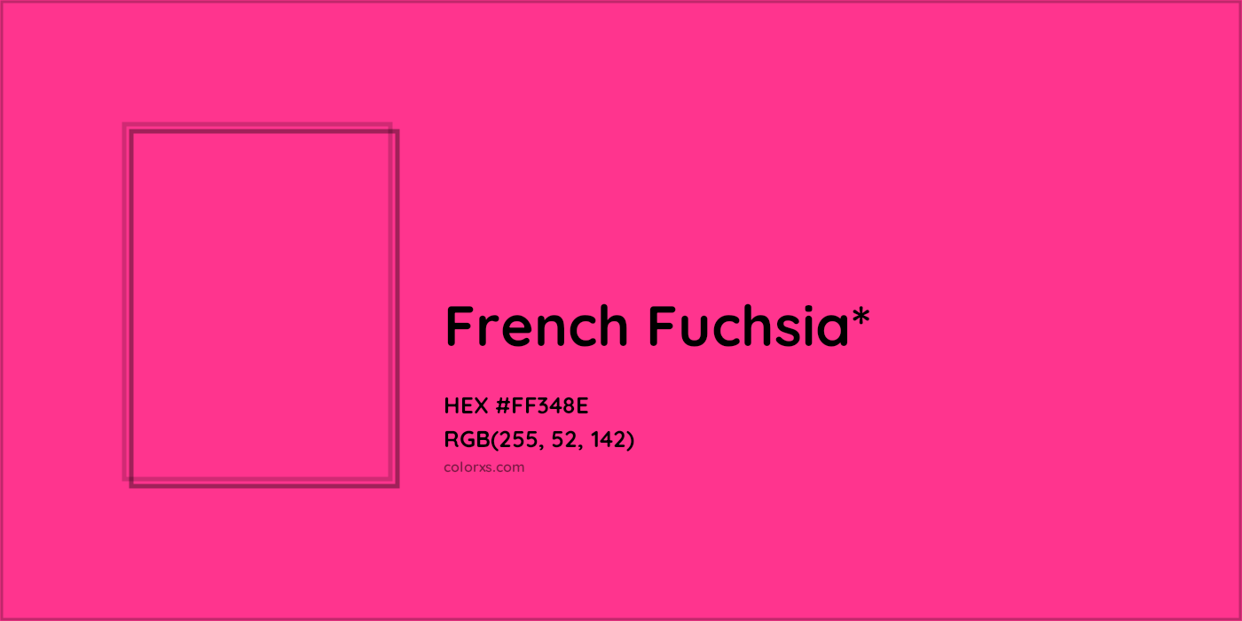 HEX #FF348E Color Name, Color Code, Palettes, Similar Paints, Images