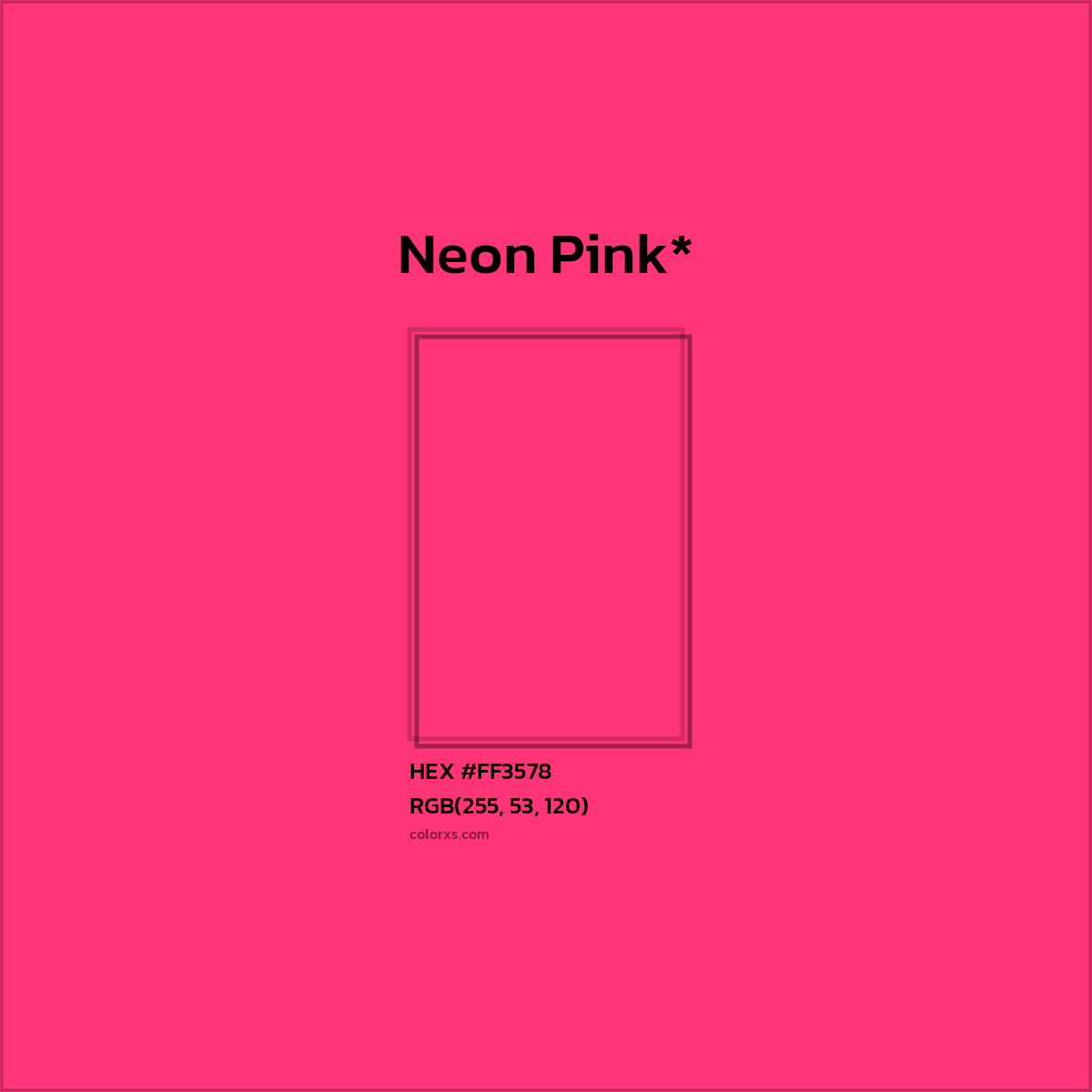 HEX #FF3578 Color Name, Color Code, Palettes, Similar Paints, Images