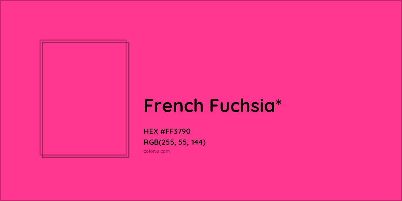 HEX #FF3790 Color Name, Color Code, Palettes, Similar Paints, Images