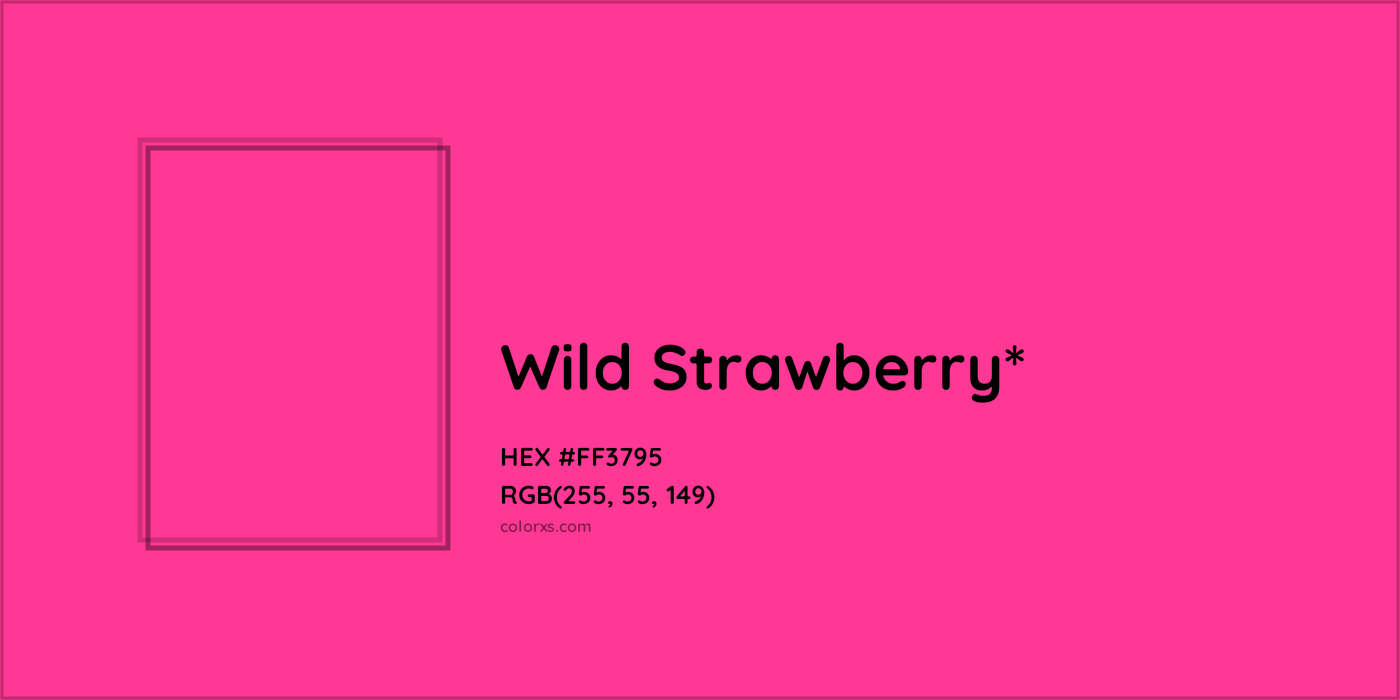 HEX #FF3795 Color Name, Color Code, Palettes, Similar Paints, Images