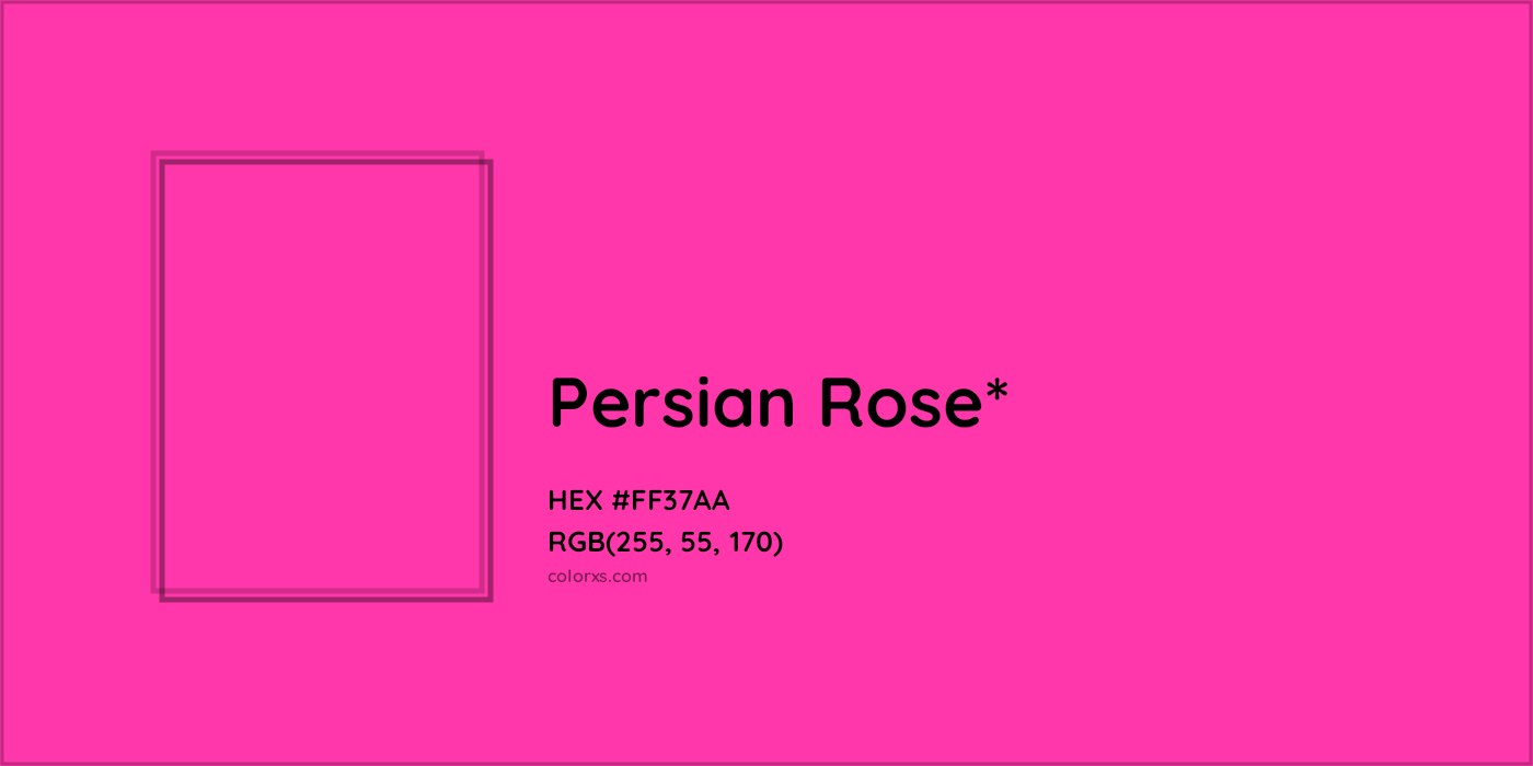 HEX #FF37AA Color Name, Color Code, Palettes, Similar Paints, Images