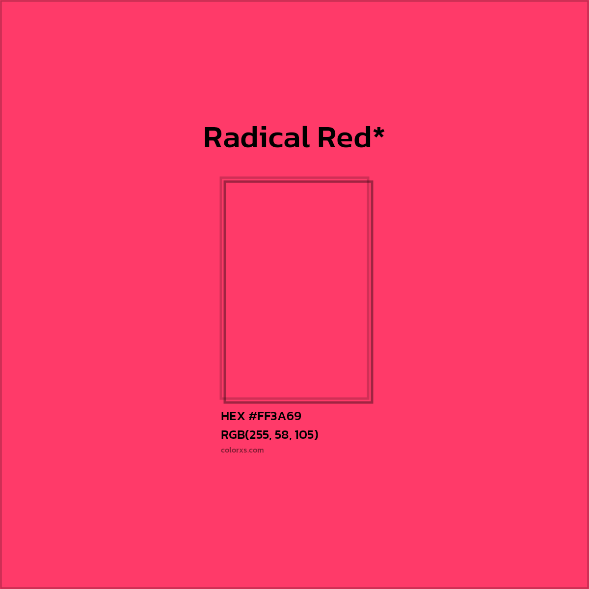 HEX #FF3A69 Color Name, Color Code, Palettes, Similar Paints, Images