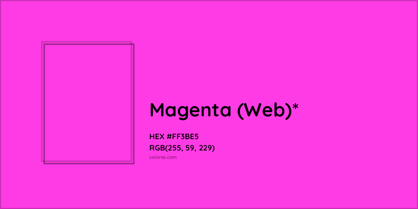 HEX #FF3BE5 Color Name, Color Code, Palettes, Similar Paints, Images