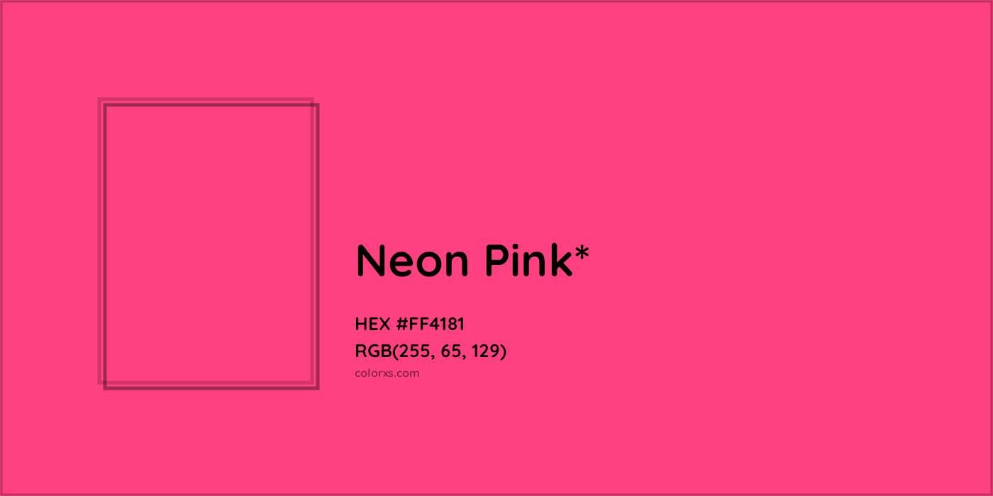 HEX #FF4181 Color Name, Color Code, Palettes, Similar Paints, Images