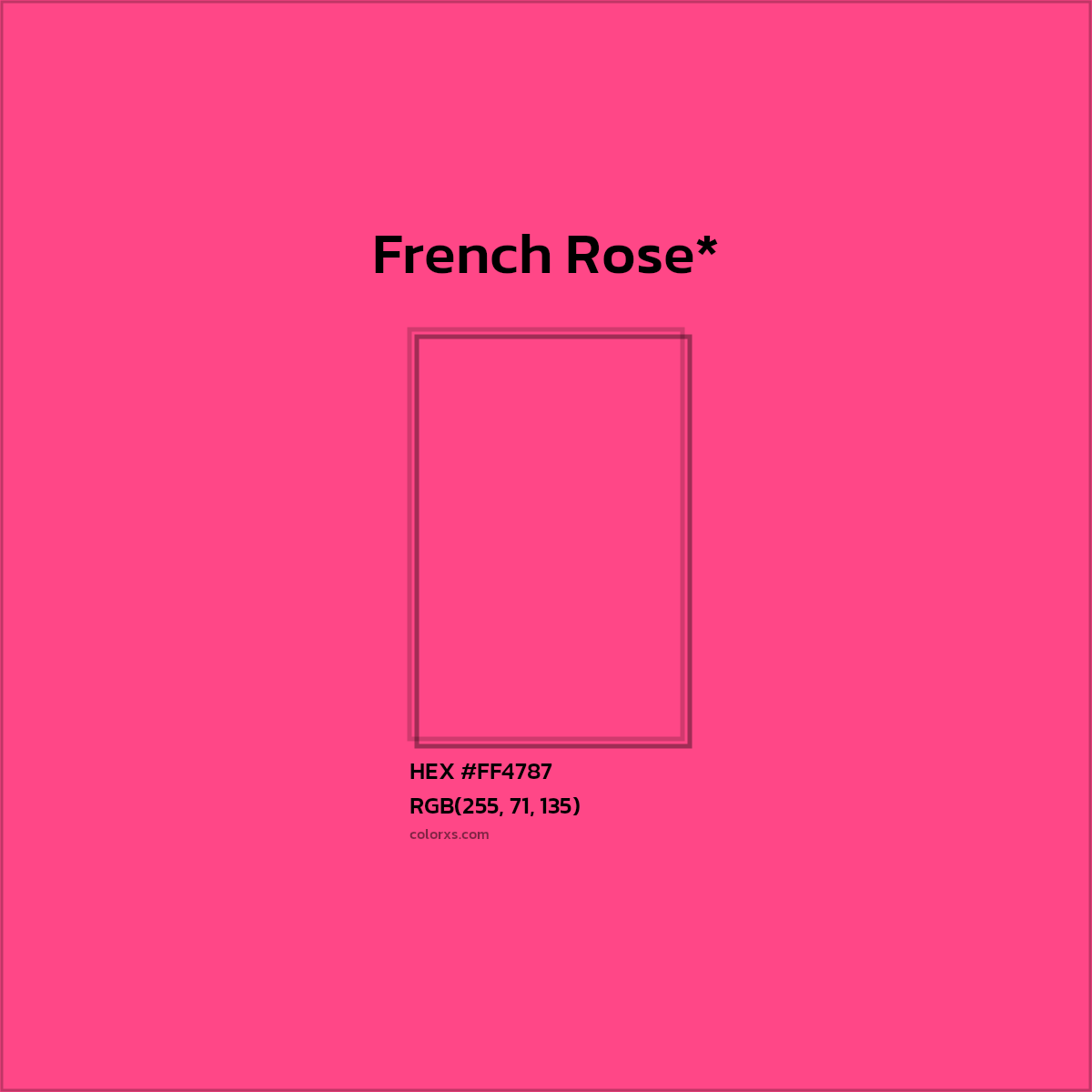HEX #FF4787 Color Name, Color Code, Palettes, Similar Paints, Images