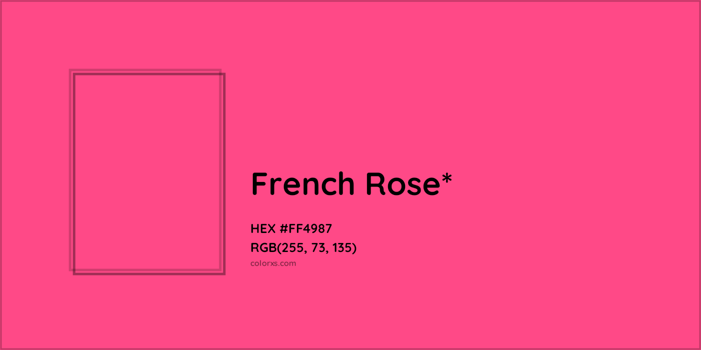 HEX #FF4987 Color Name, Color Code, Palettes, Similar Paints, Images