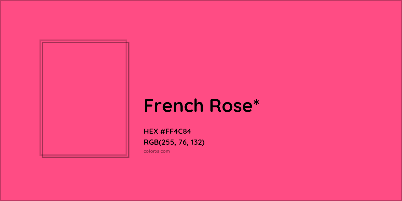 HEX #FF4C84 Color Name, Color Code, Palettes, Similar Paints, Images