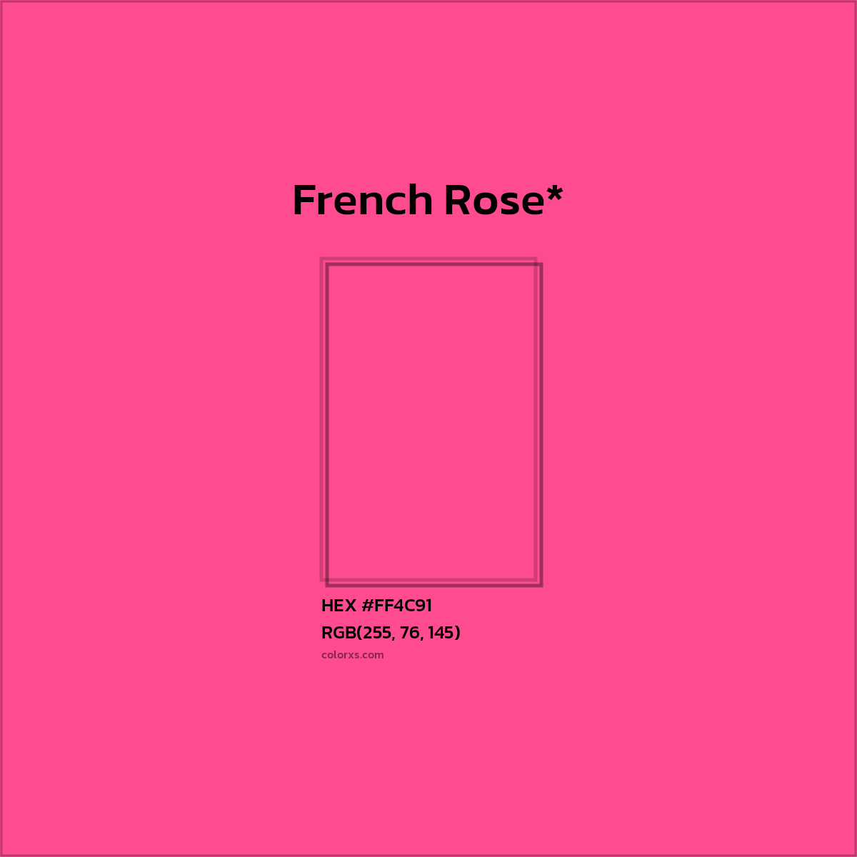 HEX #FF4C91 Color Name, Color Code, Palettes, Similar Paints, Images