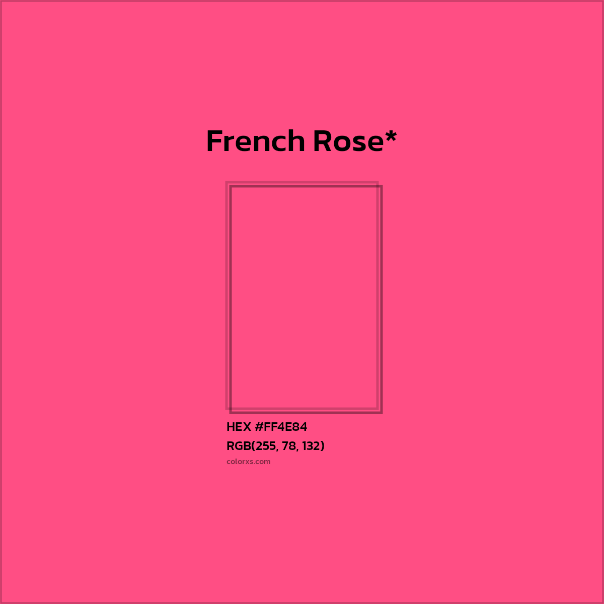 HEX #FF4E84 Color Name, Color Code, Palettes, Similar Paints, Images