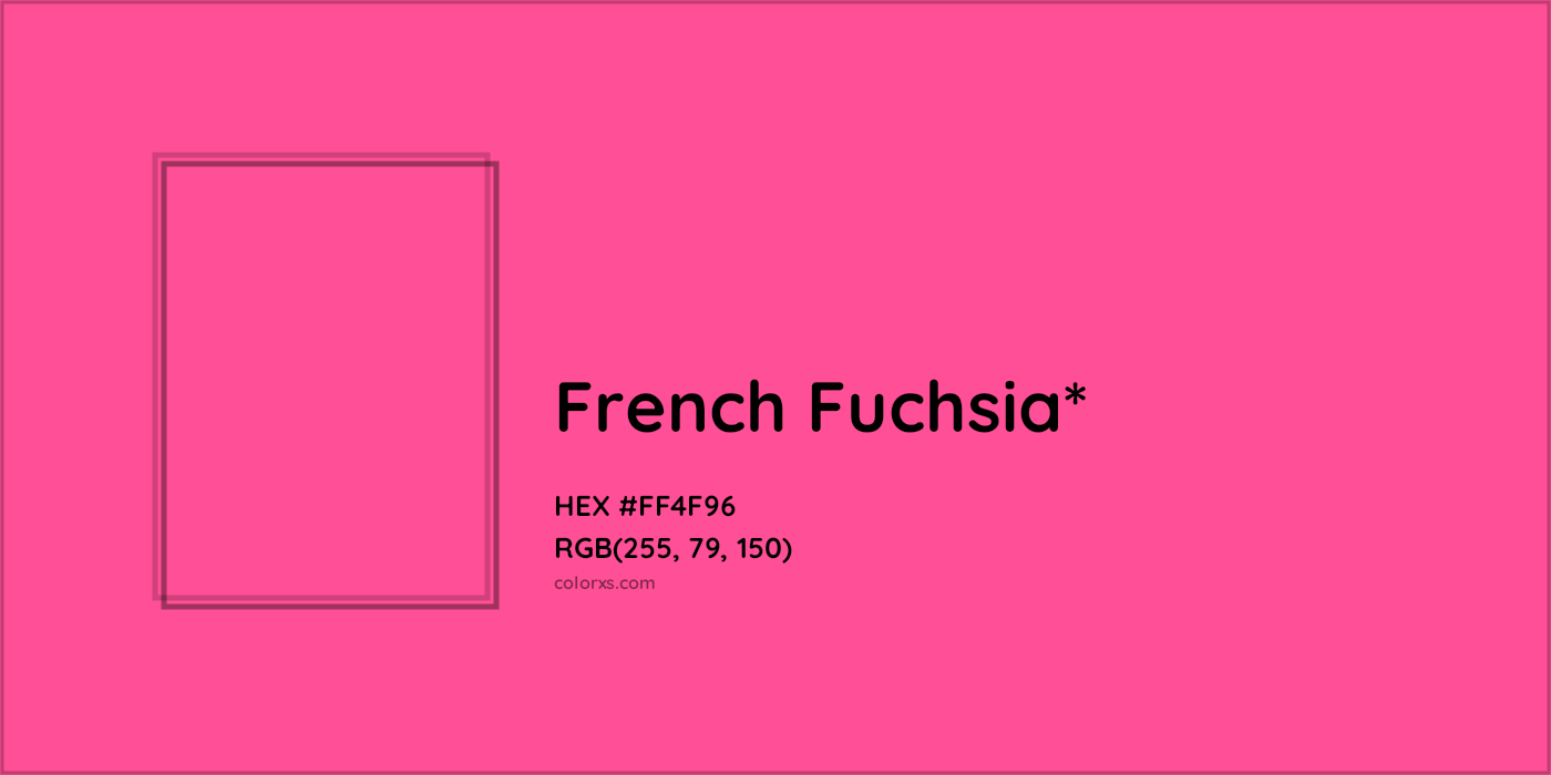 HEX #FF4F96 Color Name, Color Code, Palettes, Similar Paints, Images