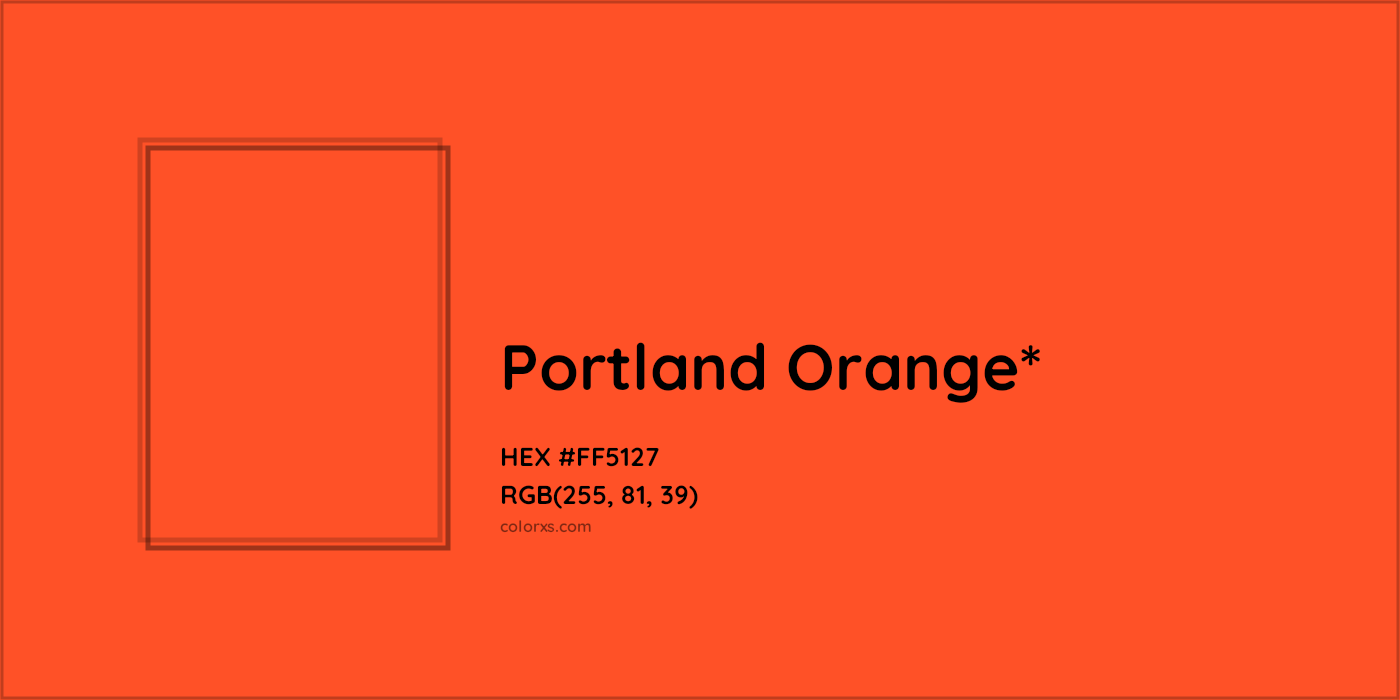 HEX #FF5127 Color Name, Color Code, Palettes, Similar Paints, Images
