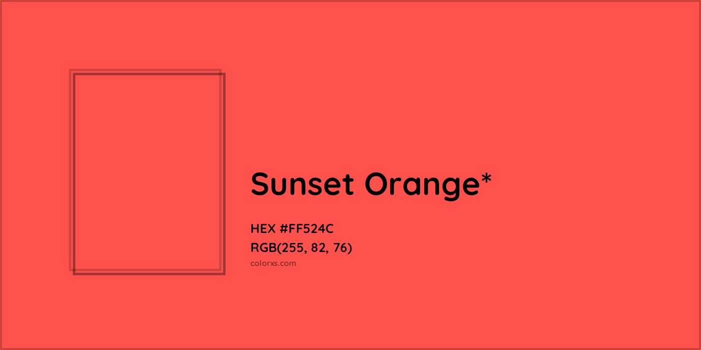 HEX #FF524C Color Name, Color Code, Palettes, Similar Paints, Images